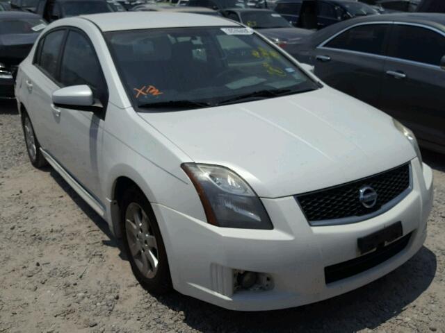 3N1AB6AP7CL760742 - 2012 NISSAN SENTRA 2.0 WHITE photo 1