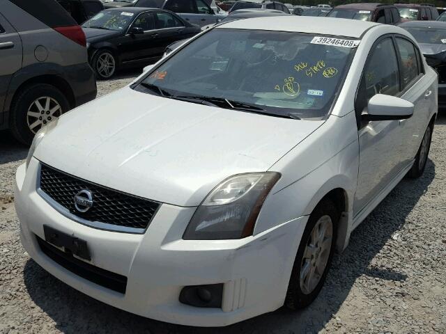 3N1AB6AP7CL760742 - 2012 NISSAN SENTRA 2.0 WHITE photo 2