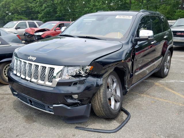 1C4RJFCT0DC654658 - 2013 JEEP GRAND CHER BLUE photo 2