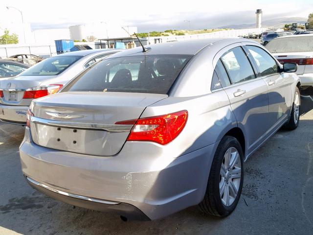 1C3CCBBB7DN584702 - 2013 CHRYSLER 200 TOURIN GRAY photo 4