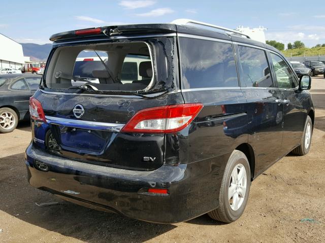 JN8AE2KPXH9166307 - 2017 NISSAN QUEST S BLACK photo 4