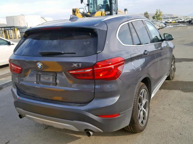 WBXHT3Z38H4A51989 - 2017 BMW X1 XDRIVE2 SILVER photo 4