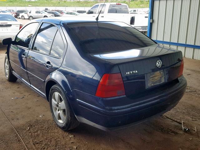 3VWSK69M83M131008 - 2003 VOLKSWAGEN JETTA GLS BLUE photo 3