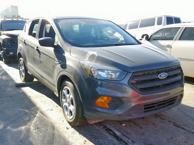 1FMCU0F76JUB72254 - 2018 FORD ESCAPE S CHARCOAL photo 1