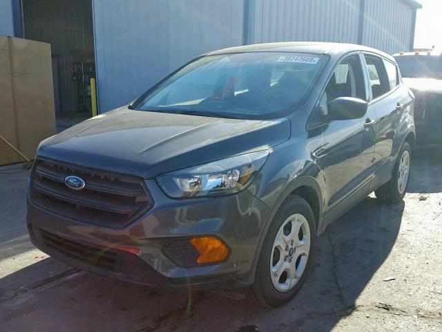 1FMCU0F76JUB72254 - 2018 FORD ESCAPE S CHARCOAL photo 2