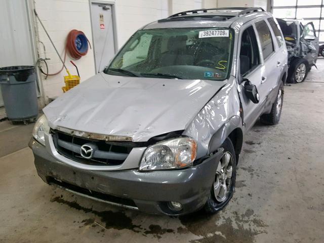 4F2YZ94163KM47263 - 2003 MAZDA TRIBUTE LX SILVER photo 2