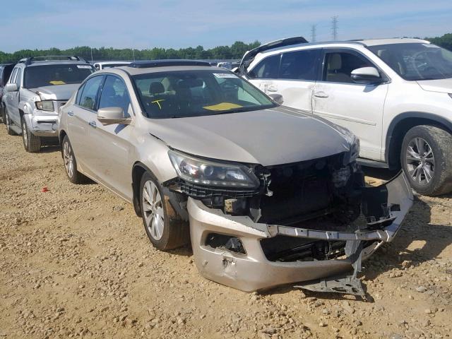 1HGCR3F80DA025189 - 2013 HONDA ACCORD EXL GOLD photo 1