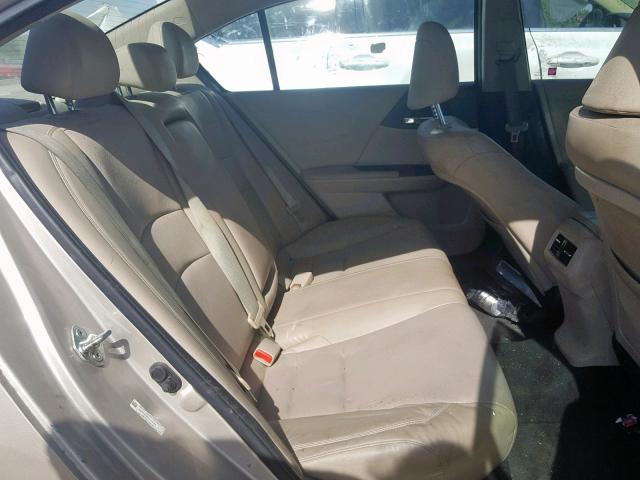 1HGCR3F80DA025189 - 2013 HONDA ACCORD EXL GOLD photo 6