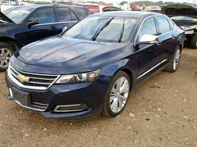 2G1165S30F9168574 - 2015 CHEVROLET IMPALA LTZ BLACK photo 2