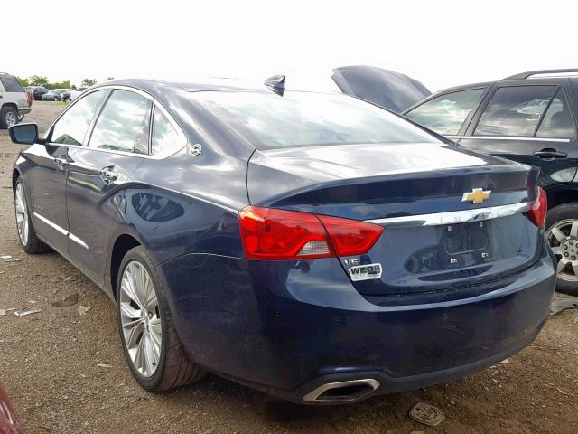 2G1165S30F9168574 - 2015 CHEVROLET IMPALA LTZ BLACK photo 3