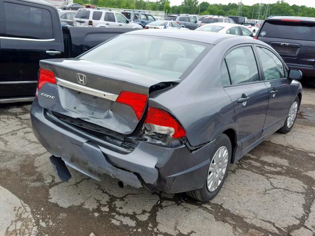 19XFA1F35BE024609 - 2011 HONDA CIVIC VP GRAY photo 4