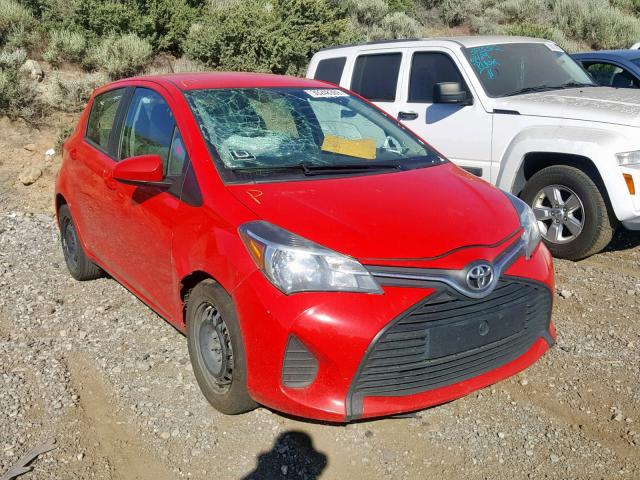 VNKKTUD37GA061742 - 2016 TOYOTA YARIS L RED photo 1