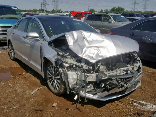 3LN6L5LU1HR648001 - 2017 LINCOLN MKZ HYBRID GRAY photo 1