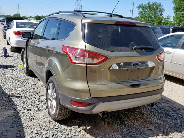 1FMCU9HX3DUD41555 - 2013 FORD ESCAPE SEL BROWN photo 3