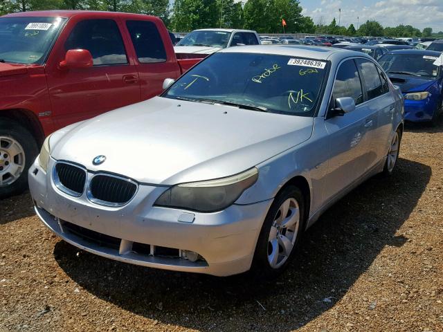 WBANA53585B862835 - 2005 BMW 525 I SILVER photo 2