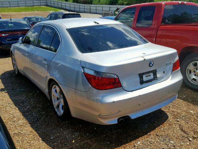 WBANA53585B862835 - 2005 BMW 525 I SILVER photo 3