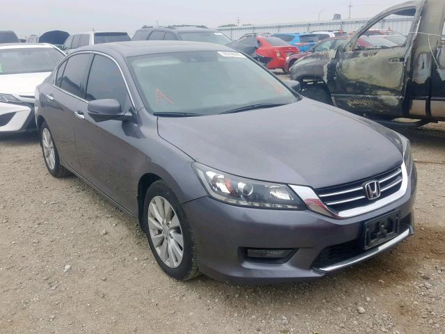 1HGCR3F89FA009172 - 2015 HONDA ACCORD EXL GRAY photo 1