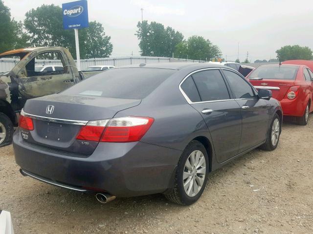 1HGCR3F89FA009172 - 2015 HONDA ACCORD EXL GRAY photo 4