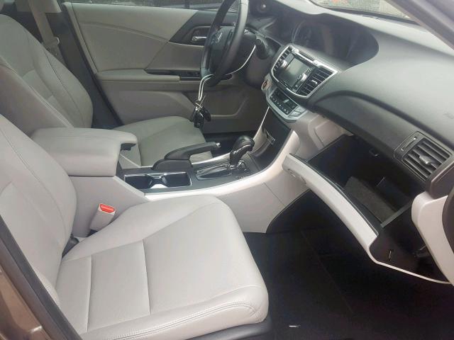 1HGCR3F89FA009172 - 2015 HONDA ACCORD EXL GRAY photo 5