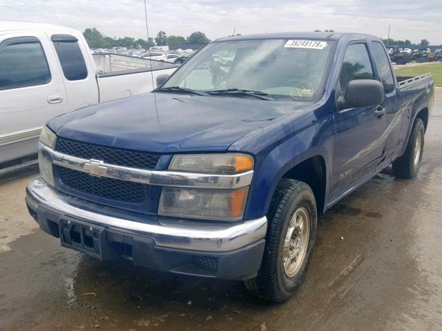 1GCCS196048170113 - 2004 CHEVROLET COLORADO BLUE photo 2