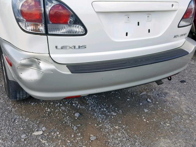 JTJGF10U230151591 - 2003 LEXUS RX 300 WHITE photo 9