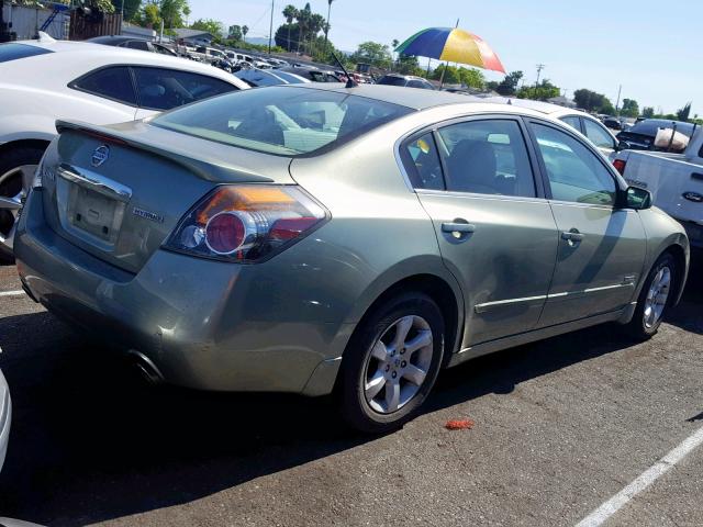 1N4CL21E47C220864 - 2007 NISSAN ALTIMA HYB GREEN photo 4