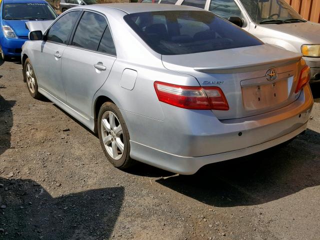 4T1BE46K57U704414 - 2007 TOYOTA CAMRY NEW SILVER photo 3