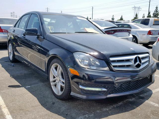 WDDGF4HB9DA742932 - 2013 MERCEDES-BENZ C 250 BLACK photo 1