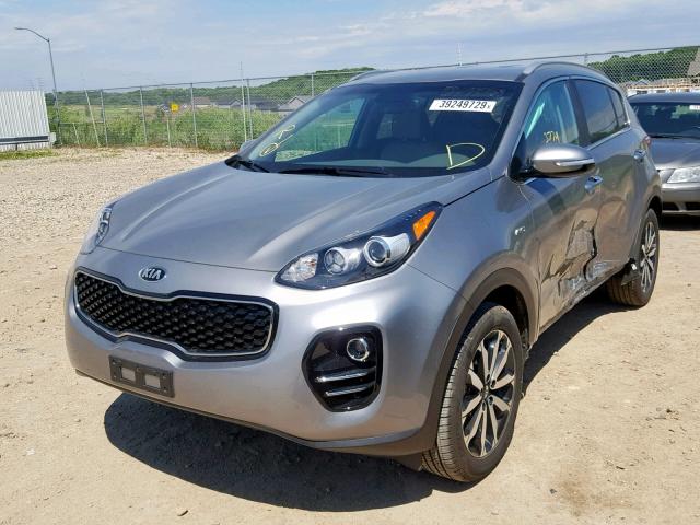 KNDPNCAC8K7582336 - 2019 KIA SPORTAGE E SILVER photo 2