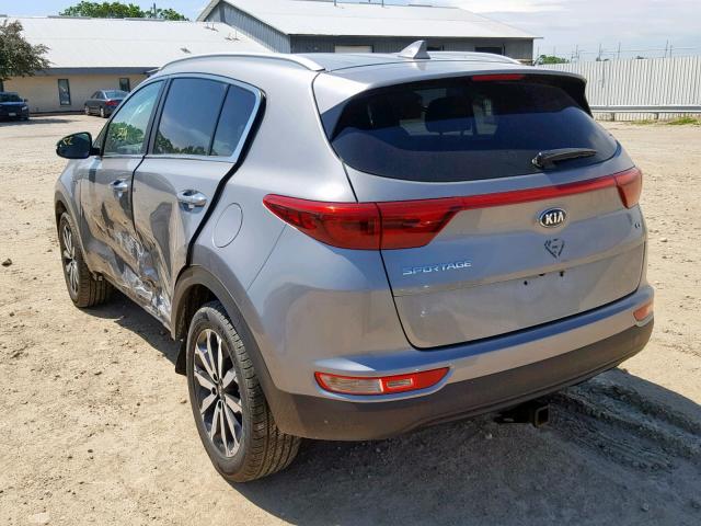 KNDPNCAC8K7582336 - 2019 KIA SPORTAGE E SILVER photo 3