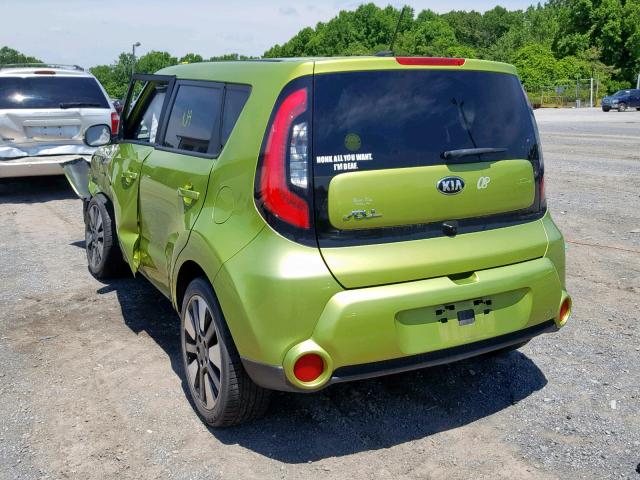 KNDJX3A58E7709866 - 2014 KIA SOUL ! Yaşıl foto 3