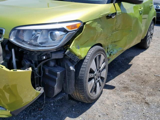 KNDJX3A58E7709866 - 2014 KIA SOUL ! Yaşıl foto 9
