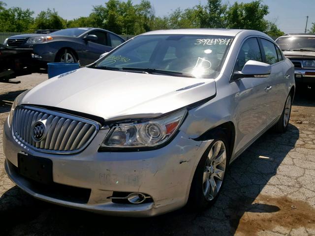 1G4GC5ED4BF186460 - 2011 BUICK LACROSSE C SILVER photo 2