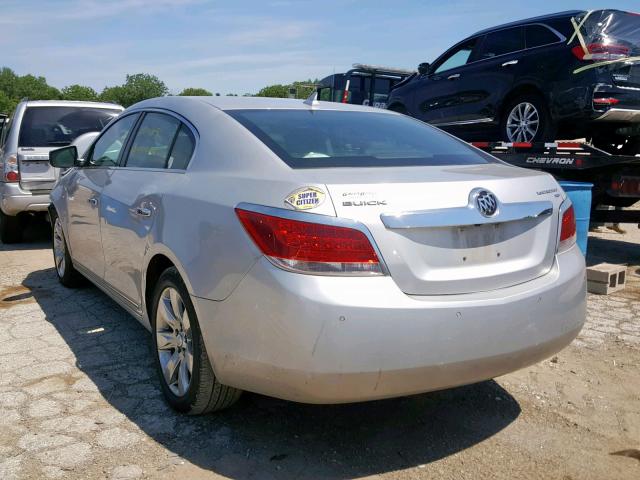 1G4GC5ED4BF186460 - 2011 BUICK LACROSSE C SILVER photo 3