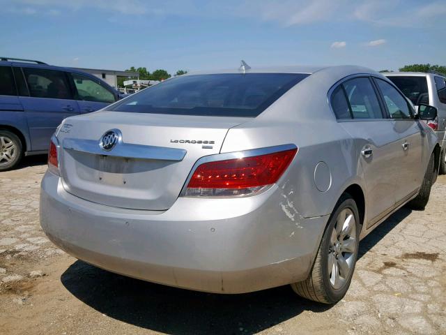 1G4GC5ED4BF186460 - 2011 BUICK LACROSSE C SILVER photo 4