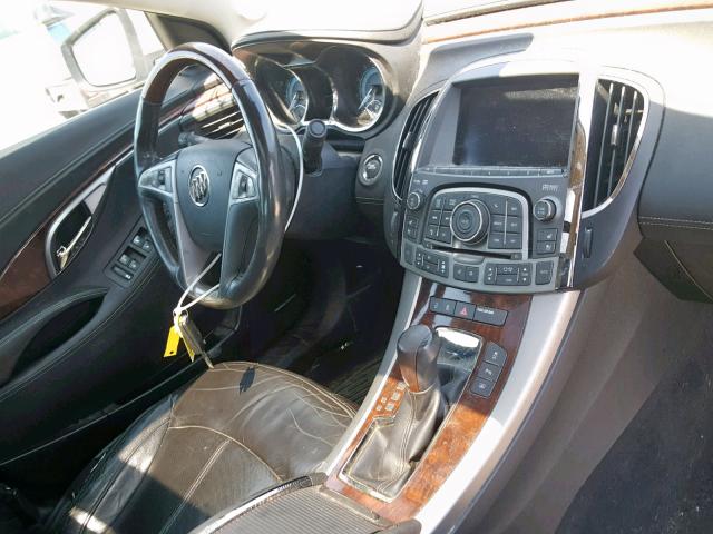 1G4GC5ED4BF186460 - 2011 BUICK LACROSSE C SILVER photo 9