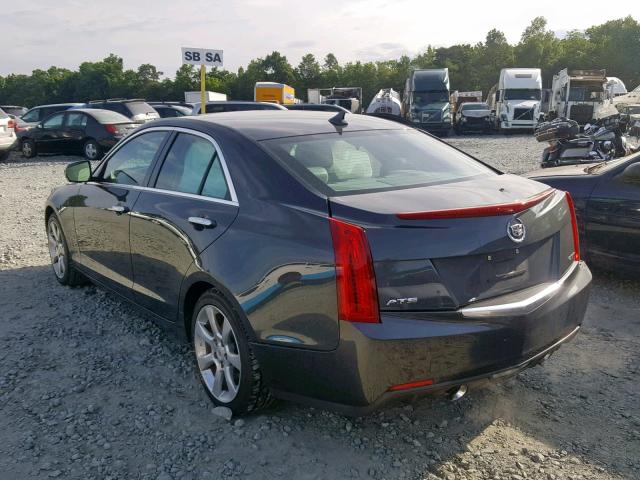 1G6AB5SX0E0143272 - 2014 CADILLAC ATS LUXURY GRAY photo 3