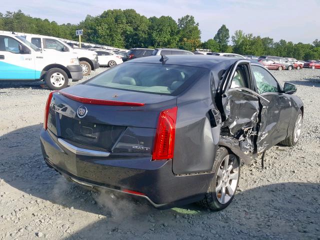 1G6AB5SX0E0143272 - 2014 CADILLAC ATS LUXURY GRAY photo 4