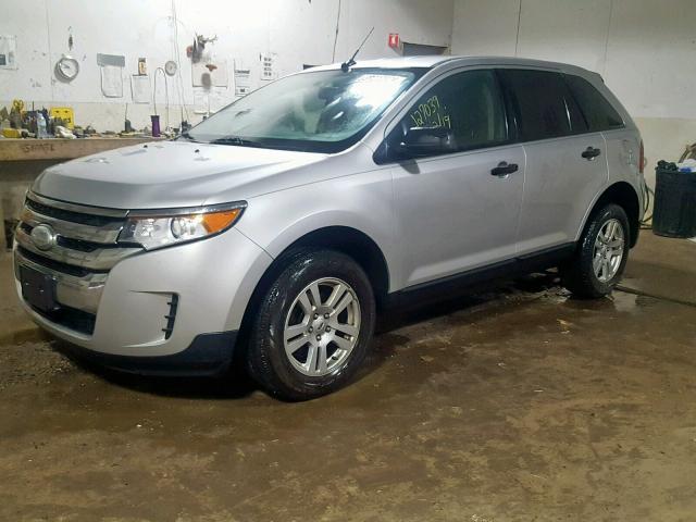 2FMDK3GC8CBA79073 - 2012 FORD EDGE SE SILVER photo 2