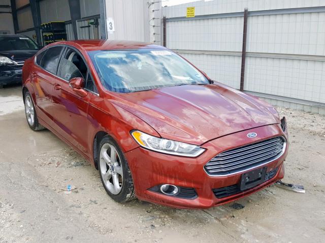 3FA6P0H75ER365486 - 2014 FORD FUSION SE ORANGE photo 1