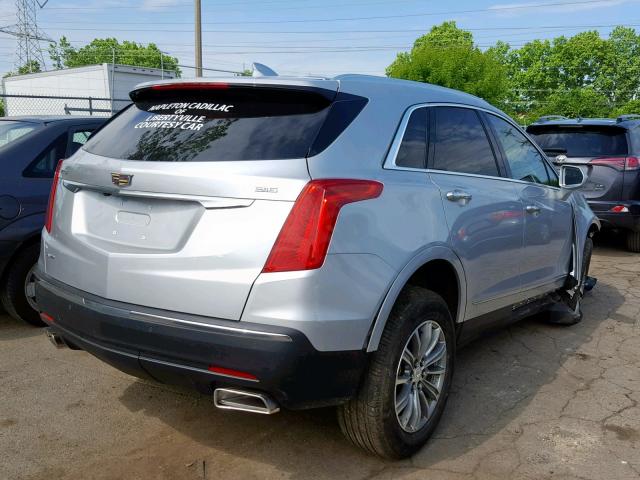 1GYKNDRS1KZ200268 - 2019 CADILLAC XT5 LUXURY SILVER photo 4