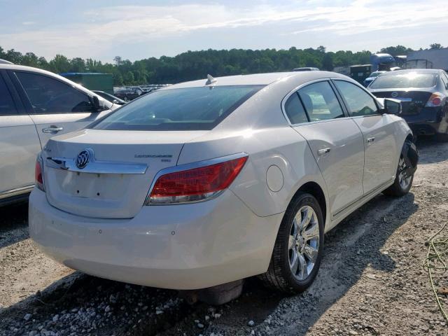 1G4GC5EGXAF164858 - 2010 BUICK LACROSSE C WHITE photo 4