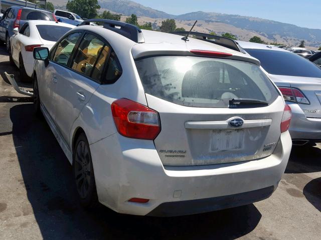 JF1GPAS66DH208222 - 2013 SUBARU IMPREZA SP WHITE photo 3