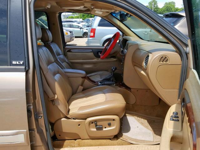 1GKDT13S522395865 - 2002 GMC ENVOY BROWN photo 5