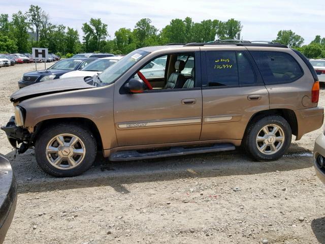 1GKDT13S522395865 - 2002 GMC ENVOY BROWN photo 9