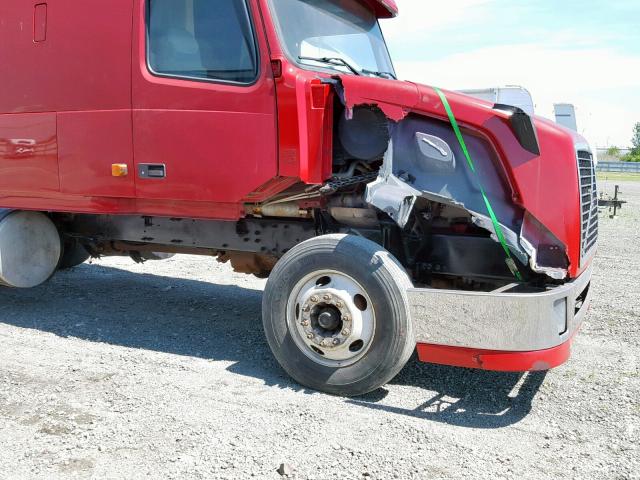 4V4NC9TG57N484890 - 2007 VOLVO VN VNL RED photo 9