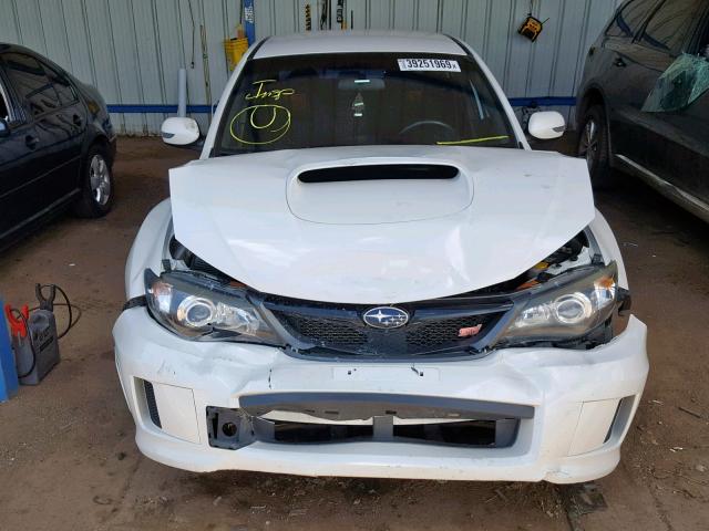 JF1GV8J67BL513285 - 2011 SUBARU IMPREZA WR WHITE photo 9