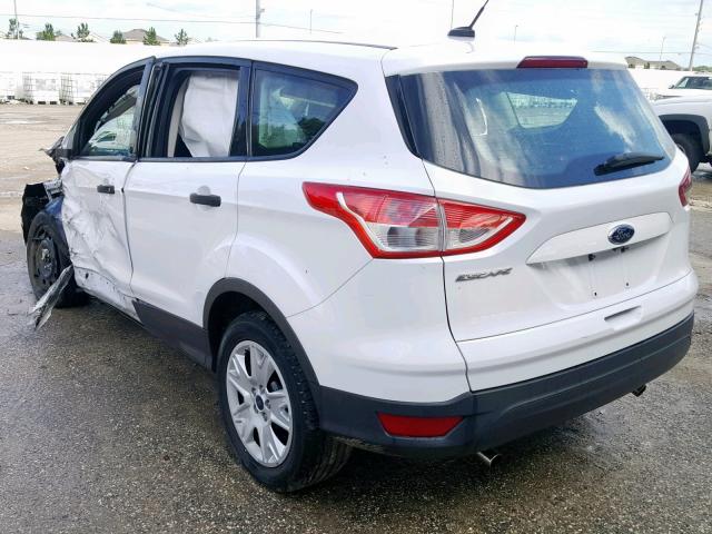 1FMCU0F79EUD49255 - 2014 FORD ESCAPE S WHITE photo 3