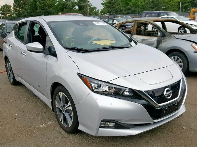 1N4AZ1CP1KC310562 - 2019 NISSAN LEAF S SILVER photo 1