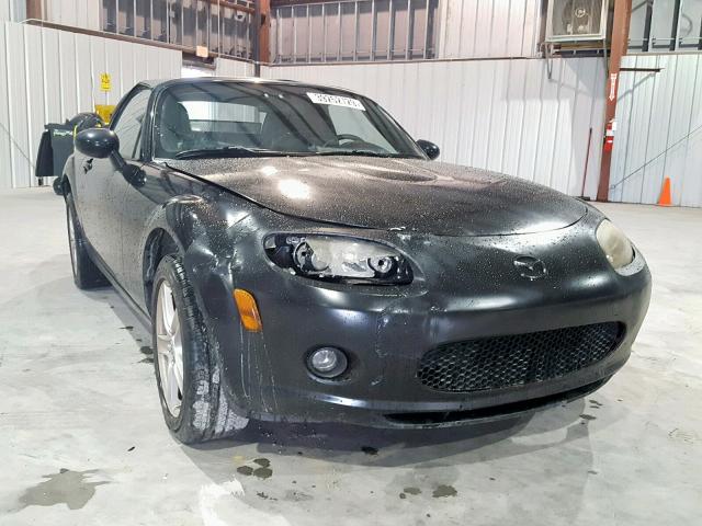 JM1NC25F360108367 - 2006 MAZDA MX-5 MIATA BLACK photo 1